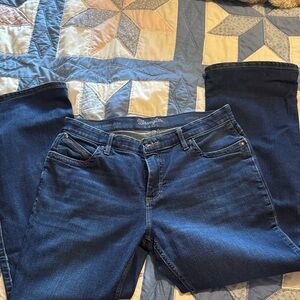 Wrangler Women's Dark Blue Straight Leg Jeans